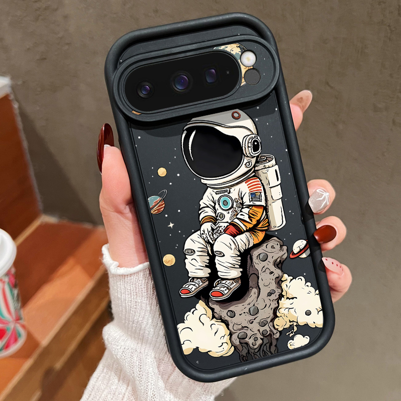 만화 우주비행사 프린트 TPU 폰 케이스 (구글 픽셀  - Google Pixel 9 Pro 리뷰 및 가격